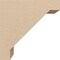 Ekena Millwork 5"W x 10"D x 10"H Classic Burlington Rough Cedar Woodgrain TimberThane Corbel, Primed Tan CORUR05X10X10BURRCPR - alternate 5